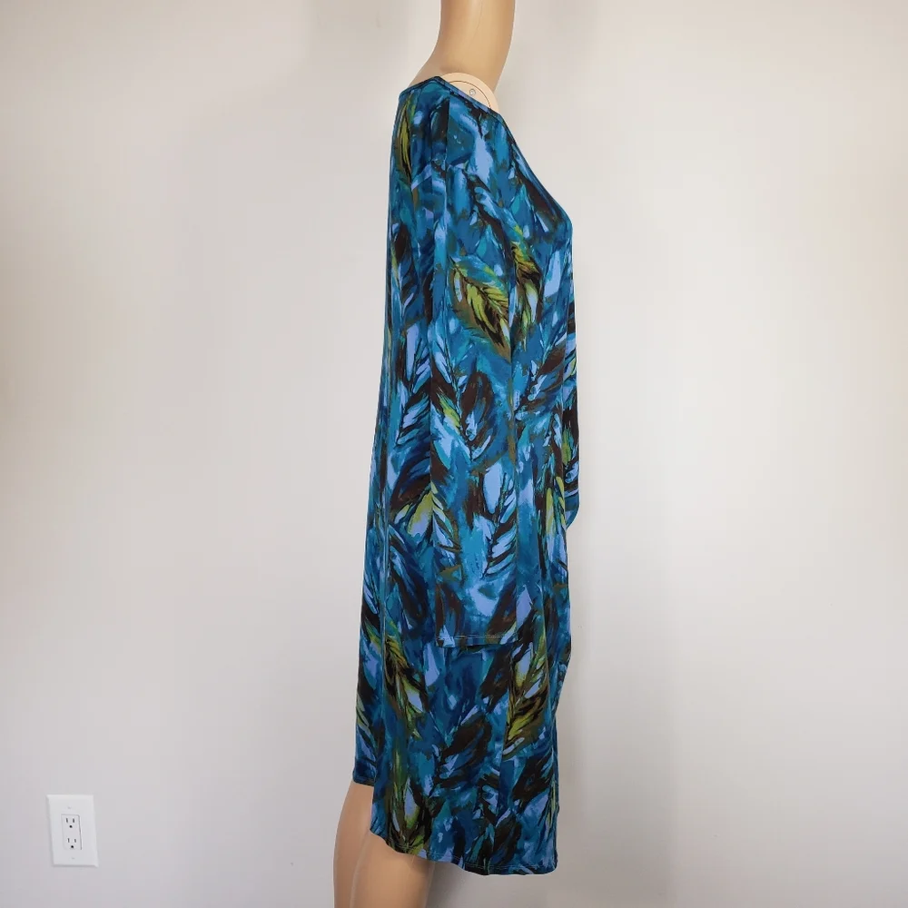 J.Jill floral shift dress size L